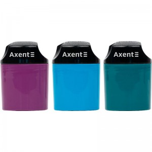 Точилка з контейнером, 1 отв., асорті "Axent" 1153-А