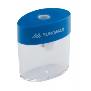 Чинка з контейнером, 1 отв., пласт., TUBE "BuroMAX" BM.4752