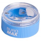 Чинка з контейнером, 1 отв., блакитна MASTER "BuroMAX" BM.4756-1