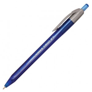 Ручка кулькова (авт.) синя, TRIO RT "UNIMAX" UX-109-02
