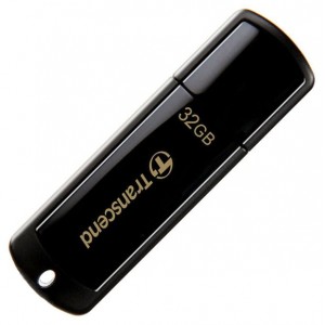 Flash-пам'ять 32GB USB 2.0 JetFlash 350 (Black) "Transcend" TS32GJF350