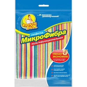 Серветка мікрофібра універсальна "багатофункціональна" 30х30см 1шт "Фрекен Бок" fb.24922