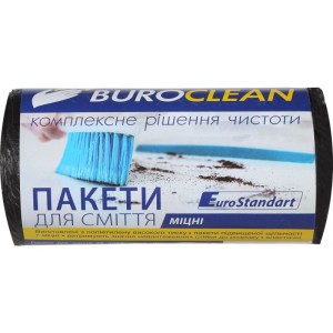 BuroClean EuroStandart Пакети для сміття 35л/50шт, міцні, чорні  (10200016)