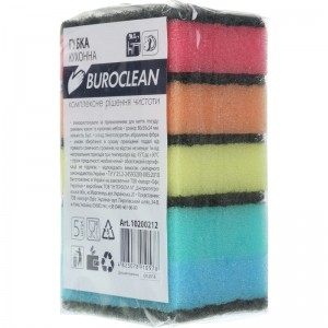 BuroClean  губки кухонні, міні 8х5см, 5шт 10200212