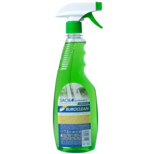 Засіб для миття скла з розпилювачем 500мл Зелене яблуко "Buroclean" (10700600)