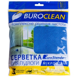 Серветка для підлоги, мікрофібра, EuroStandart 50х60 см "Buroclean" 10200154