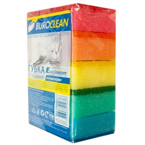 BuroClean  EuroStandart  губки кухонні,10х7см, 5шт 10200211