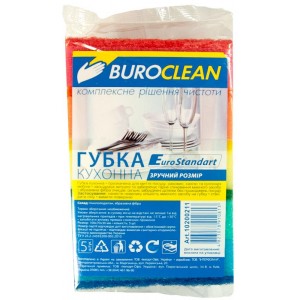 BuroClean  EuroStandart  губки кухонні,10х7см, 5шт 10200211