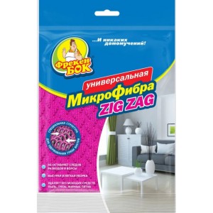 Серветкa з мікрофібри універсальна ZIG ZAG 35х35см 1шт "Фрекен Бок" 70316