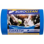 BuroClean EuroStandart Пакети для сміття 60л/40 шт, 600х800мм, міцні, сині, 21мкм LD (10200037)
