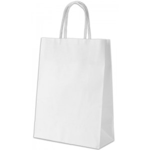 Пакет паперовий з ручками "Ecobag", 240х100х360, білий