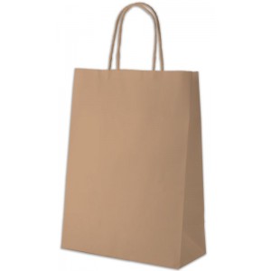Пакет паперовий з ручками "Ecobag", 240х100х360, коричневий