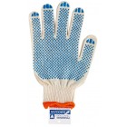 Рукавички білі з ПВХ крапкою, 3 нитки, ECO "BuroClean" 10200350