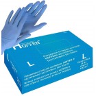 Hoffen Рукавички нітрилові неопудрені, сині 100 шт. L (HFN-11301L)