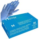 Hoffen Рукавички нітрилові неопудрені, сині 100 шт. M (HFN-11301M)