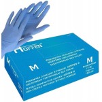 Hoffen Рукавички нітрилові неопудрені, сині 100 шт. M (HFN-11301M)