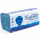 Рушники паперові макулатурні V-подібні 23х25 см, 200 листів, сині "КОХАВИНКА" ( kx.50637)