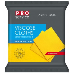 PRO service Серветки віскозні 30х38см 10шт  (pr.19100202)