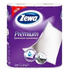 Бумажные полотенца 2-х слойные , 2 рулона Premium "Zewa"  51311641