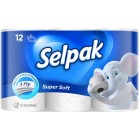 Папір туалетний 3-х шар., 12 рул., білий "Selpak" sp.04508